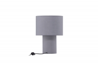 Etenio bordlampe Ø25cm linned grå