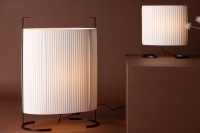 Rennes gulvlampe 80x59cm polyester beige
