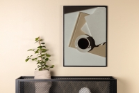 Plakat Coffee 70x100cm hvid