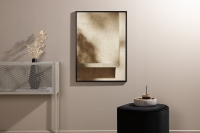 Plakat Bench 21x30cm beige