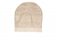 Jakobsö vægtæppe i blød uld 62x50cm offwhite