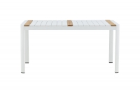 Togo have spisebord 150x90cm hvid og teak