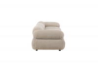 Mika modulsofa Beige/Sølv – elegant og stilren 3 dele