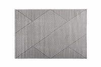 Aron rektangulært tæppe 340x240 cm grå