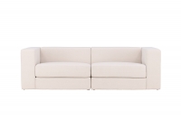 Lumi sofa 3-personers hvid stof