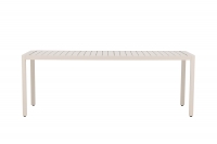 Giardini udend&oslash;rs spisebord 200x90cm beige aluminium