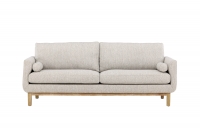 Olympos sofa 3-personers med beige stof og træben