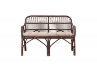 Nella udend&oslash;rs 2-personers sofa brun