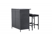 Knock udend&oslash;rs barm&oslash;bels&aelig;t med 2 stole sort