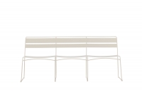 Lina udend&oslash;rs 3-personers sofa i st&aring;l beige