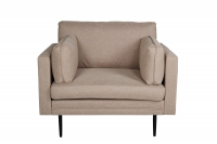 Boom l&aelig;nestol 110 cm polyester brun