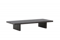 Lancaster sofabord 140x60 cm MDF 3D-papir mokka