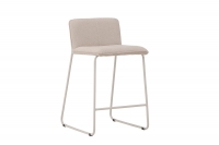 Bisbee barstol med højde 65 cm i beige bouclé