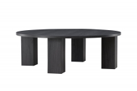 Juno sofabord Ø120 cm MDF sort