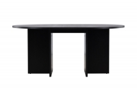 Strada spisebord forlængeligt 120/170 x 120x74 cm sort
