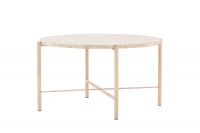 Sandhamn sofabord rundt Ø70cm beige