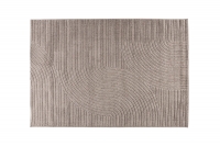 Vince rektangulært tæppe 230x160 cm brun