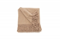 Tilly plaid 170x130cm polyester/bomuld beige
