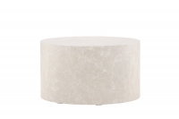 York sofabord rundt Ø80cm beige