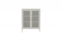 Misha glasskab med 3 hylder 80x102x40cm hvid