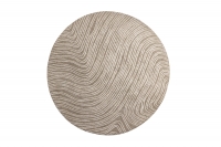 Melle rundt tæppe Ø200 cm beige