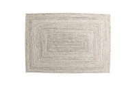 Petra tæppe med flettet design 290x200 cm beige
