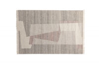 Rio tæppe i uld 230x160 cm beige