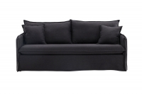 Nova sofa 3-personers Polyester/Linen sort