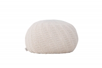 Ted rund puff Ø45cm råhvid