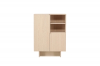 Tyresö skab 110x80x30cm i hvidvasket MDF