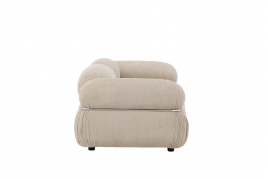 Mika modulsofa Beige/Sølv – elegant og stilren 2 dele