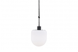 Colie pendel Ø16×21 cm – Sort/hvid