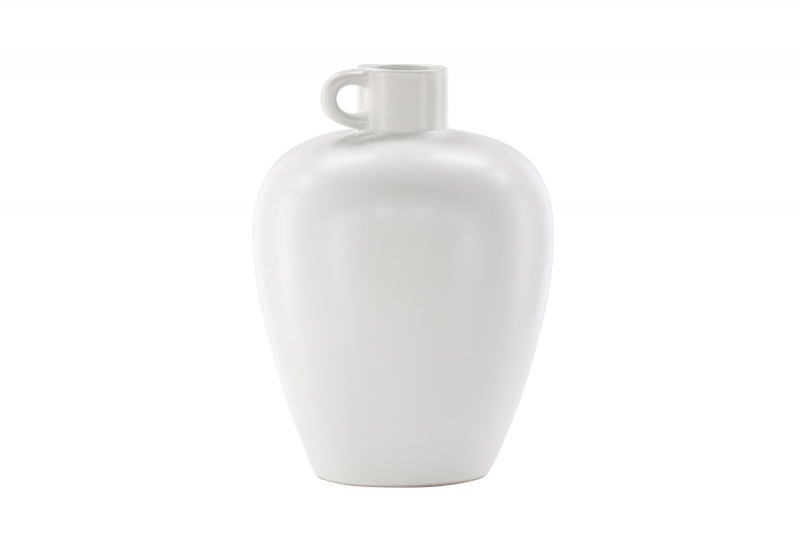 Cent vase Ø24cm højde 33cm offwhite