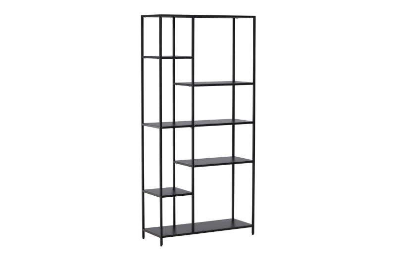 El Alto reol 80x164x30cm sort