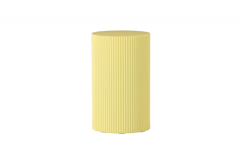 Lenox sidebord Ø30,5cm MDF gul