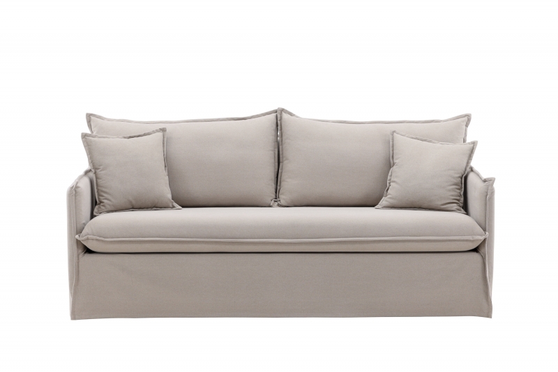 Nova sofa 3-personers Polyester/Linen lys brun