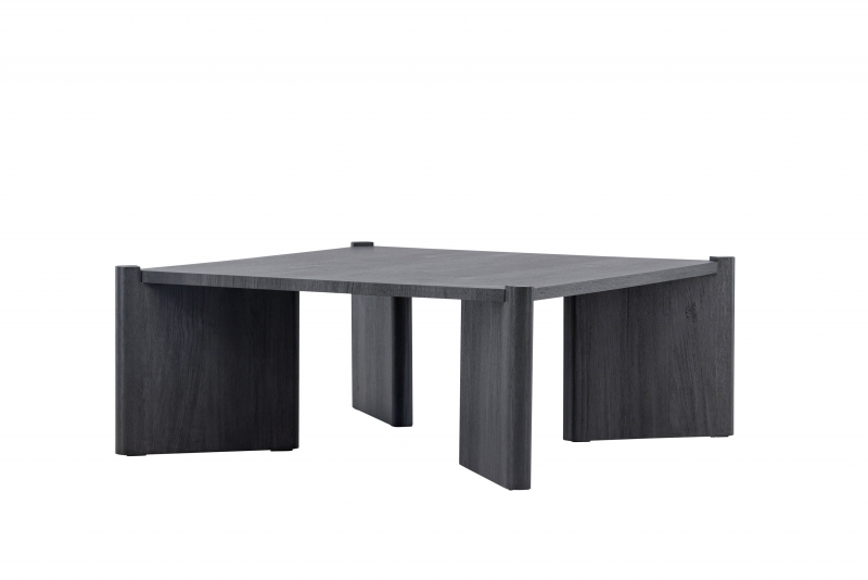 Rogaland sofabord 100x100cm sort