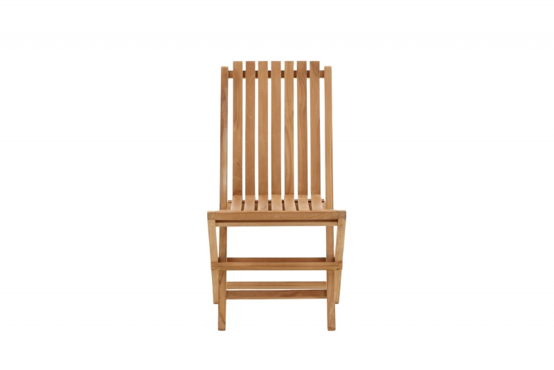 Ghana spisebordsstol til haven i teak