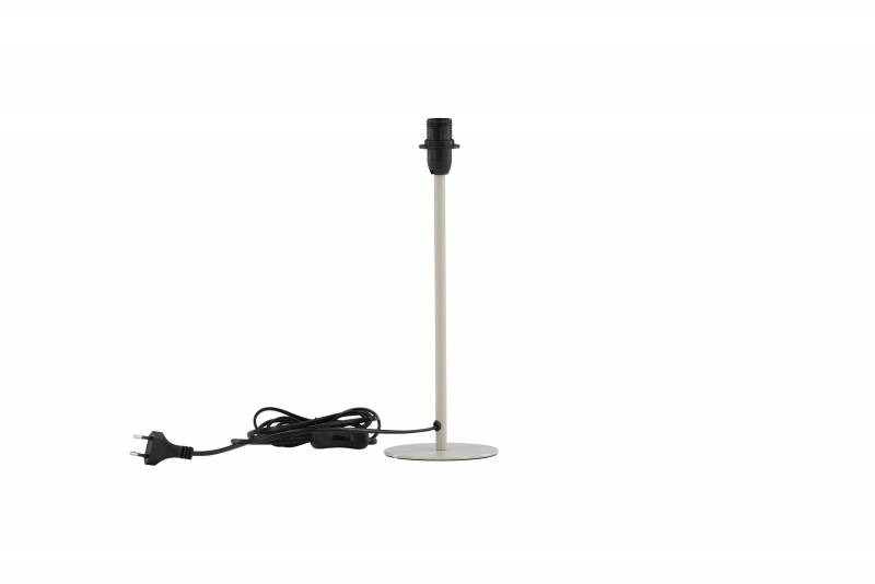 Dasir bordlampe uden skærm 43 cm i beige stål