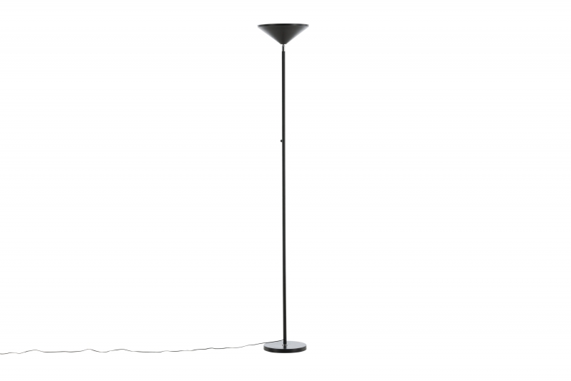 Corong gulvlampe 180cm stål sort