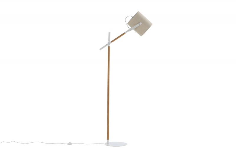 Dennis gulvlampe 156cm beige