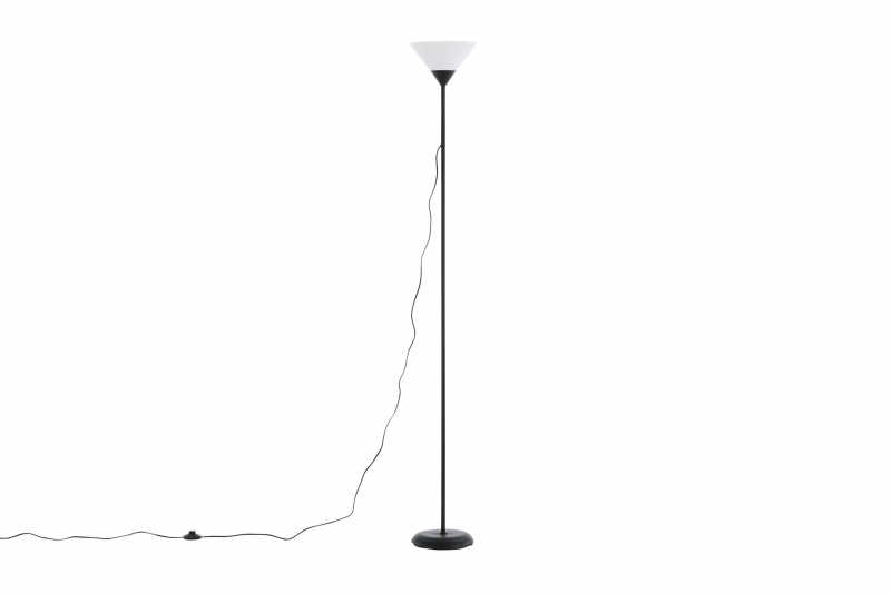 Batang gulvlampe 178x25cm stål sort