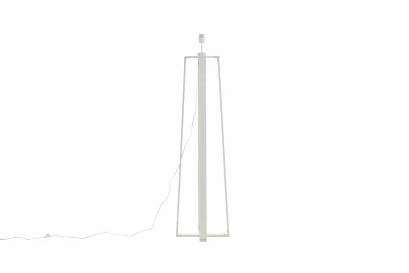 Avspark gulvlampe 137cm hvid
