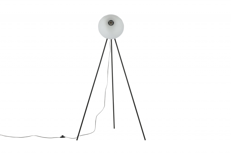 Tiv gulvlampe 140cm stål sort