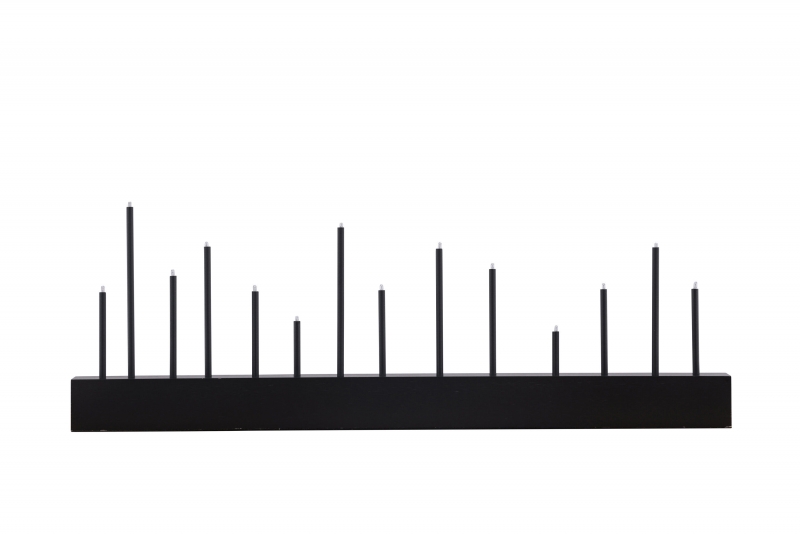 Kungsberget bordlampe 77x24cm MDF sort