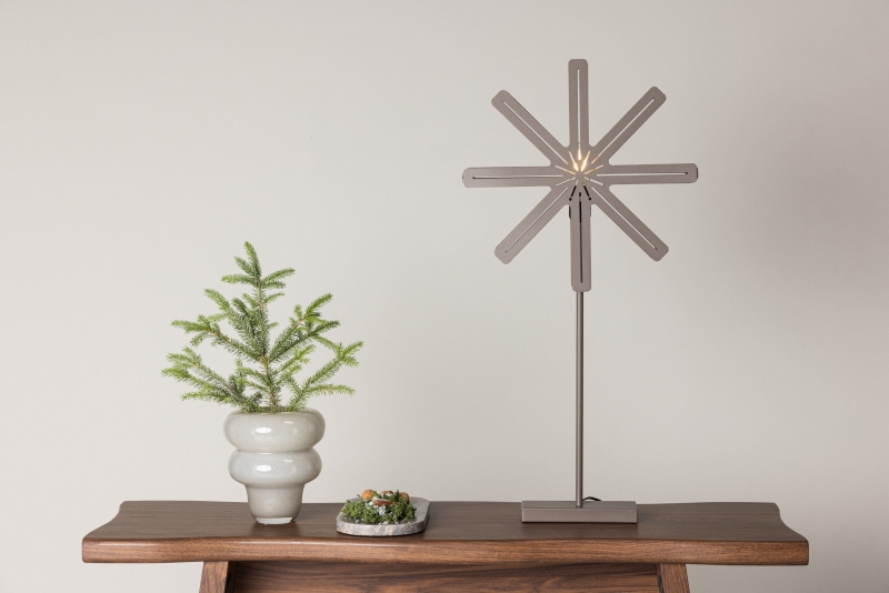 Säfsen bordlampe 40x80cm mocca