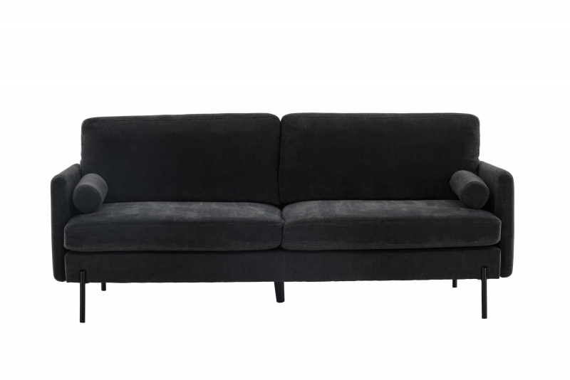 Antibes 3-personers sofa 210 cm i mørkegrå stof
