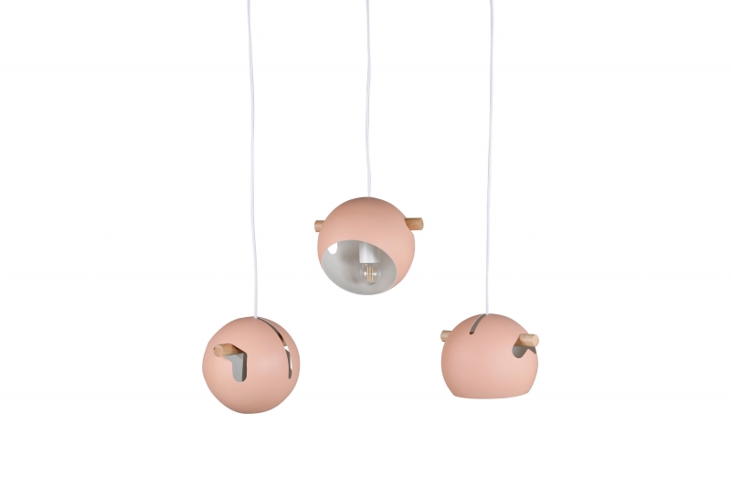 Tubbie loftlamp Ø16 cm gammelrosa