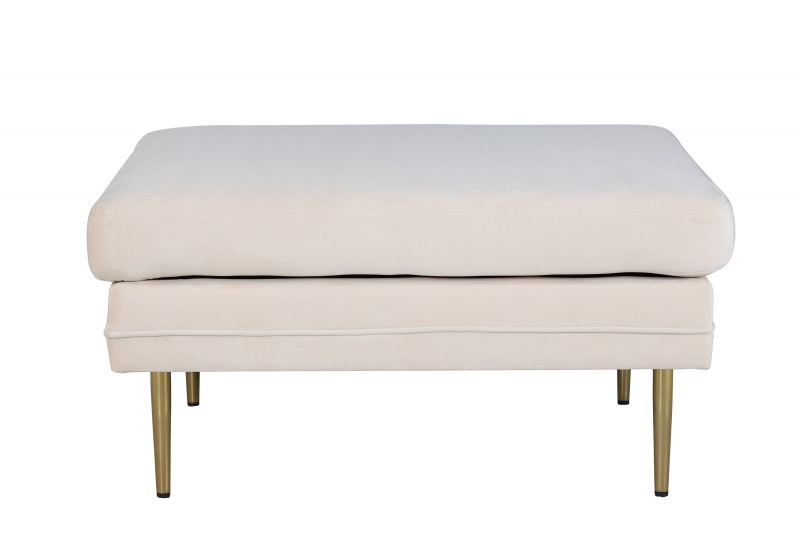 Boom puf 49x90x70cm velour beige
