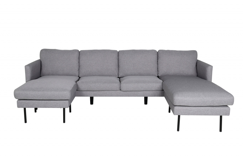Zoom U-sofa 260x154cm gr&aring;
